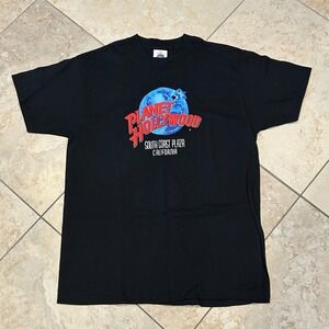 Vintage Planet Hollywood South Coast Plaza California Shirt Mens Large Black USA